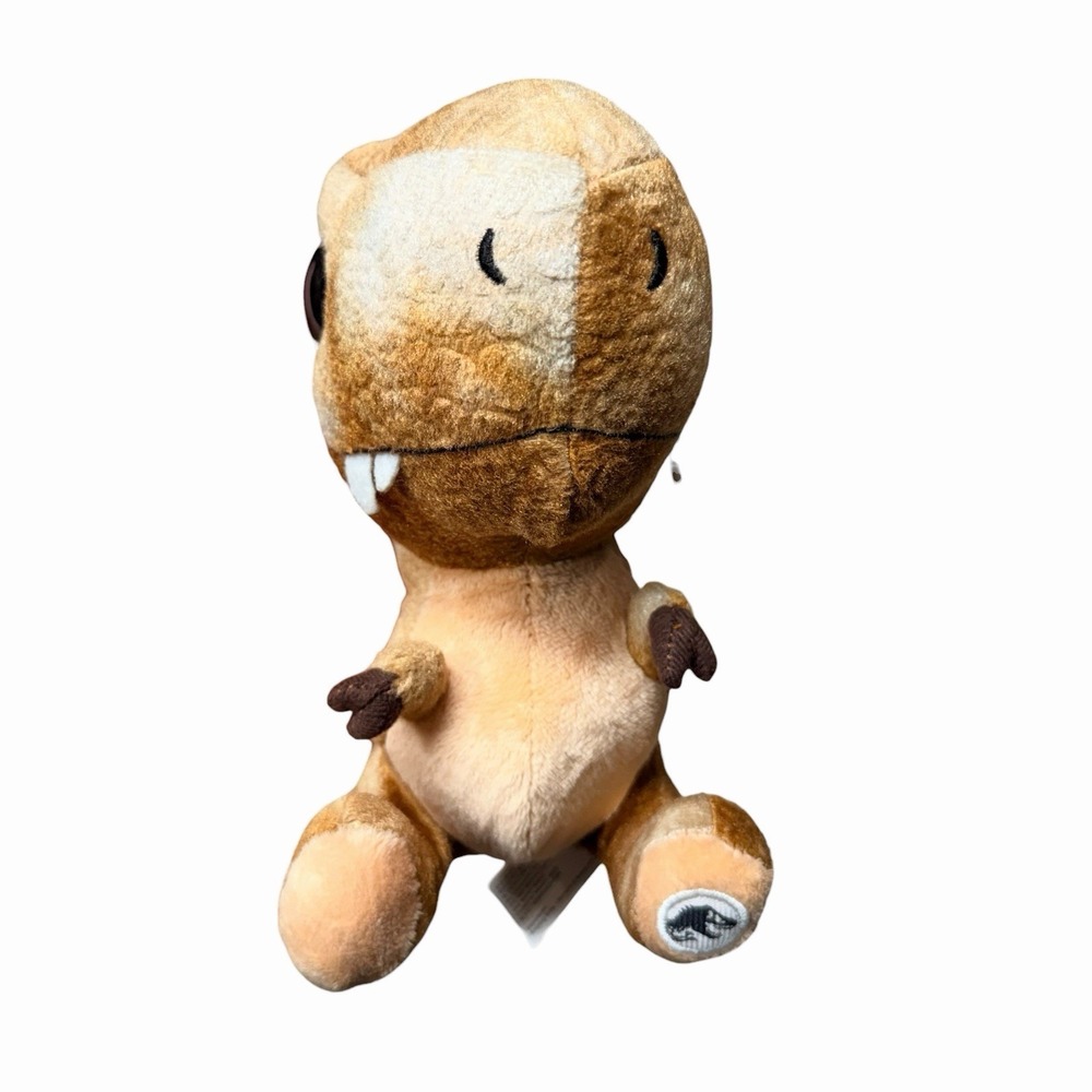Jurassic Park World Live Tour T-Rex Plush Stuffed Animal Gold Glitter Eyes 8in.